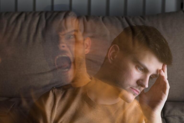 Man thinking about the difference between Molly vs. ecstasy