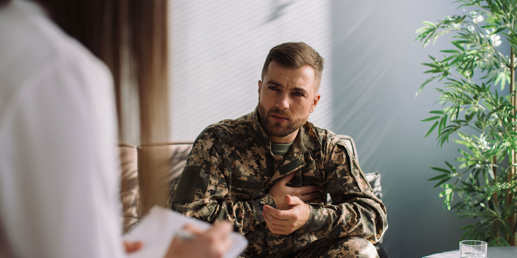 A veteran asking, "What type of insurance do most veterans have?"